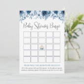 Fall Pumpkin Bingo Guess Who Baby Showspiele Einladung (Stehend Vorderseite)