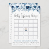 Fall Pumpkin Bingo Guess Who Baby Showspiele Einladung (Vorne/Hinten)