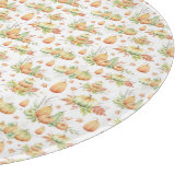 Fall Pumpkin Blätter Rustic Holiday Erntedank Schneidebrett (Ecke)