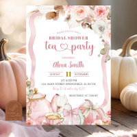 Fall Pumpkin Boho Coquette Bridal Tee Party