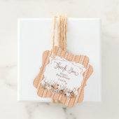 Fall Pumpkin Boho Floral Baby Dusche Danke Geschenkanhänger (Beispiel)