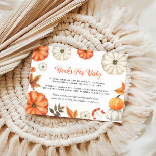 Fall Pumpkin Books for Baby Card Mitteilungskarte