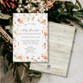 Fall Pumpkin Botancolor Floral Baby