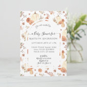 Fall Pumpkin Botancolor Floral Baby (Stehend Vorderseite)