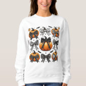 Fall Pumpkin Bow Sweatshirt (Vorderseite)