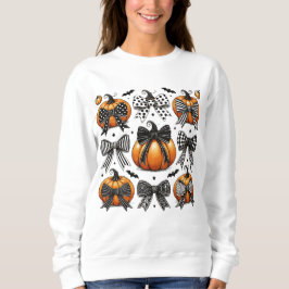 Fall Pumpkin Bow Sweatshirt