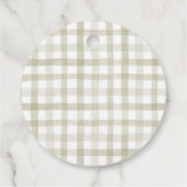 Fall Pumpkin Boy Baby Kleidung Babydusche Geschenkanhänger (Rückseite)