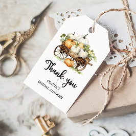 Fall Pumpkin Brautparty Gefallen Dankeschön Gesche Geschenkanhänger