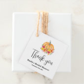 Fall Pumpkin Brautparty Gefälligungstags Geschenkanhänger (Beispiel)