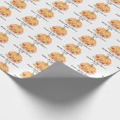 Fall Pumpkin-Brautparty Geschenkpapier (Ecke)