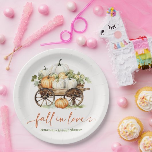 Fall Pumpkin Brautparty Paper Teller (Party)