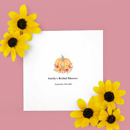 Fall Pumpkin-Brautparty Serviette