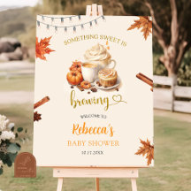 Fall Pumpkin Brewing Coffee Blätter Willkommenszei