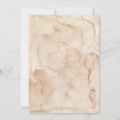 Fall Pumpkin Bridal Brunch Pancake Einladung (Rückseite)