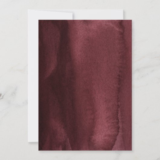 Fall Pumpkin Bridal Dusche Einladung (Rückseite)