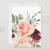 Fall Pumpkin Bridal Dusche Einladung (Rückseite)