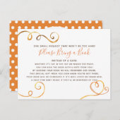 Fall Pumpkin bringen eine Bücherbibliothek Babydus Einladungspostkarte (Vorne/Hinten)