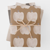 Fall Pumpkin Brown Boho Geschenkpapier Set (Beispiel)