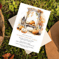 Fall Pumpkin Carving | Family Kids Halloween-Party