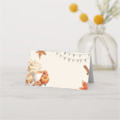 Fall Pumpkin Coffee Brewing Zent Card Terminkarte (Vorderseite)