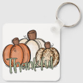 Fall Pumpkin DankeschönFul Simple Schlüsselanhänger (Rückseite)