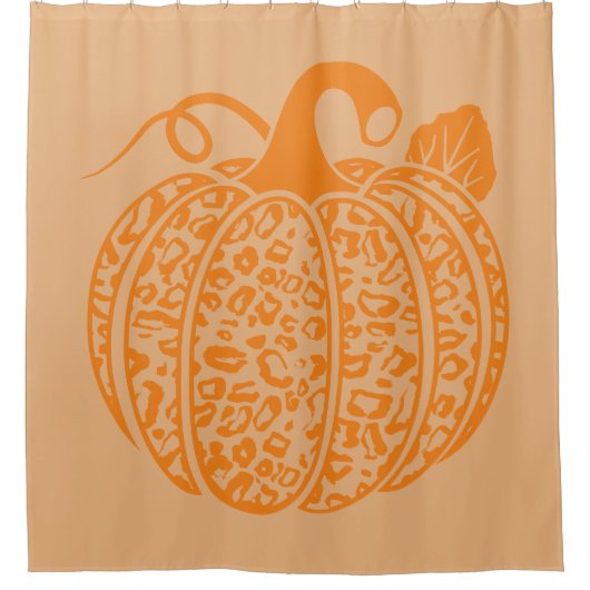 Fall Pumpkin Duschvorhang (Vorderseite)