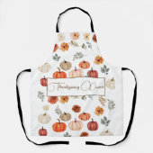 Fall Pumpkin Erntedank Dinner Schürze (Vorderseite)