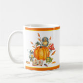 Fall Pumpkin-Eule und Frosch Kaffeetasse (Links)