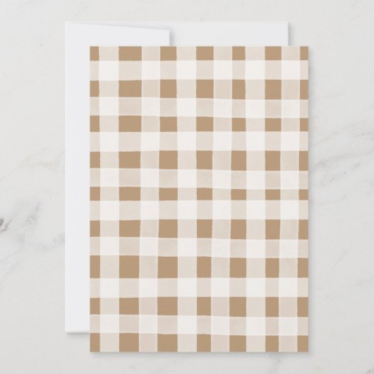 Fall Pumpkin Farm Animal Geneve Aufdeckung einlade Einladung (Rückseite)