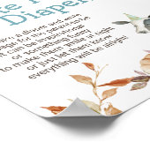 Fall Pumpkin Farm Animal Spate Night Diapers Poster (Ecke)