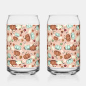 Fall Pumpkin Floral Dosenglas (Links)