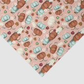 Fall Pumpkin Floral Seidenpapier (Ausschnitt)