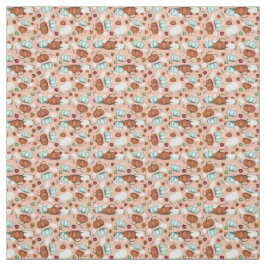 Fall Pumpkin Floral Stoff