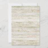 Fall Pumpkin Floral Watercolor Foliage Hochzeit Einladung (Rückseite)