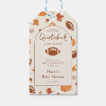 Fall Pumpkin Football Boy Quarterback Thank You