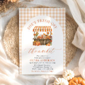 Fall Pumpkin Fresh off Market Brautparty Einladung