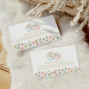 Fall Pumpkin Gender-Aufdecken Bücher für Baby Begleitkarte