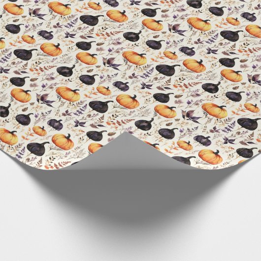 Fall Pumpkin Geschenkpapier (Ecke)
