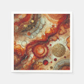 Fall Pumpkin Gewürz Alkohol Tinte Dekoupage Papier Serviette (Vorderseite)