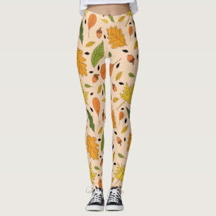 Fall Pumpkin Gewürz Halloween Erntedank Harvest Leggings