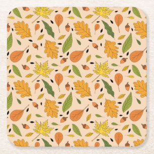 Fall Pumpkin Gewürz Halloween Erntedank Harvest Rechteckiger Pappuntersetzer