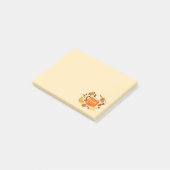 Fall Pumpkin Gewürz Post-It Notes Klebezettel (angewinkelt)
