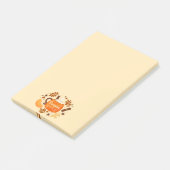 Fall Pumpkin Gewürz Post-It Notes Klebezettel (angewinkelt)
