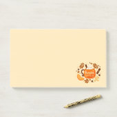 Fall Pumpkin Gewürz Post-It Notes Klebezettel (Auf Schreibtisch)