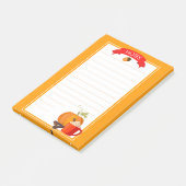 Fall Pumpkin Gewürz Post-It Notes Klebezettel (angewinkelt)