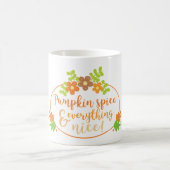 Fall Pumpkin Gewürz und alles Gute Kaffeetasse (Mittel)