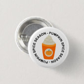 Fall "Pumpkin Gewürzsaison" Button (Vorne & Hinten)