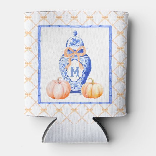 Fall Pumpkin | Ginger Jar Monogram Dosenkühler (Vorderseite)