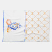 Fall Pumpkin | Ginger Jar Monogram Geschirrtuch (Horizontal)