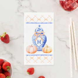 Fall Pumpkin | Ginger Jar Monogram Serviette